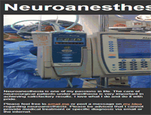 Tablet Screenshot of neuroanesthesia.net